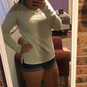 Mint green old navy sweater